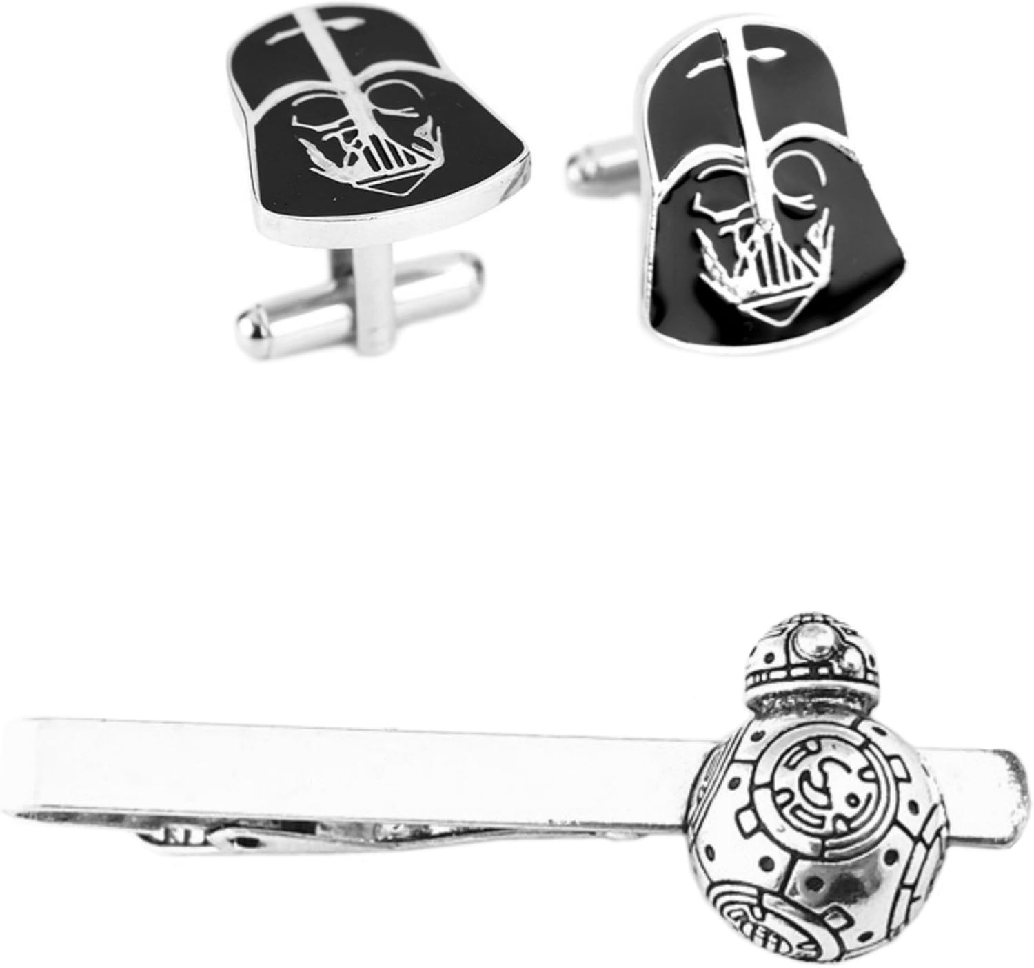 Darth Vader Cufflink & BB8 3D Tiebar New 2018 Star Wars