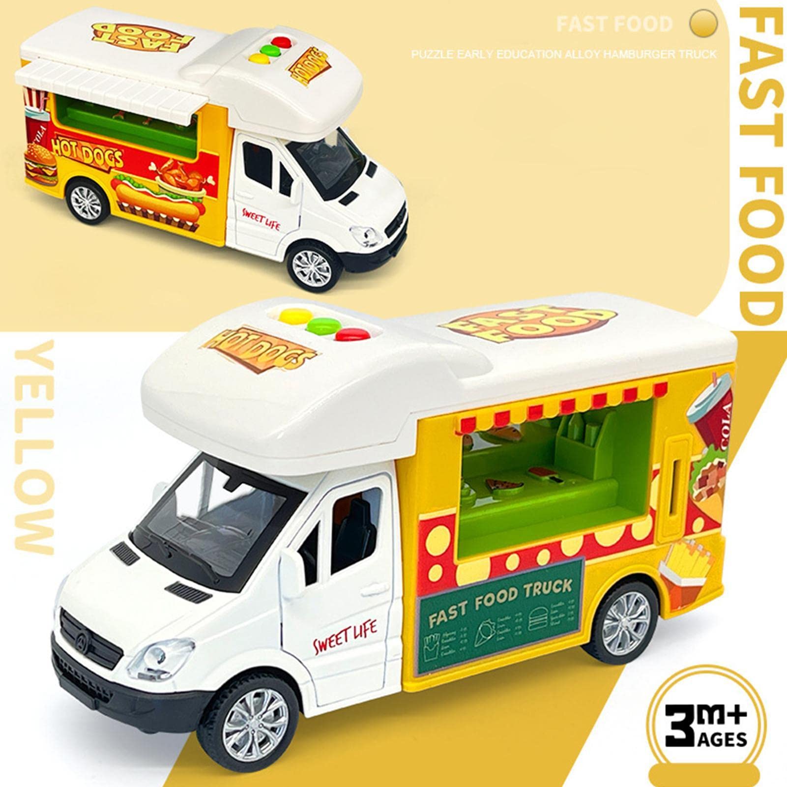 Amazon.co.jp: フード トラックのおもちゃの車,子供のためのサービン 