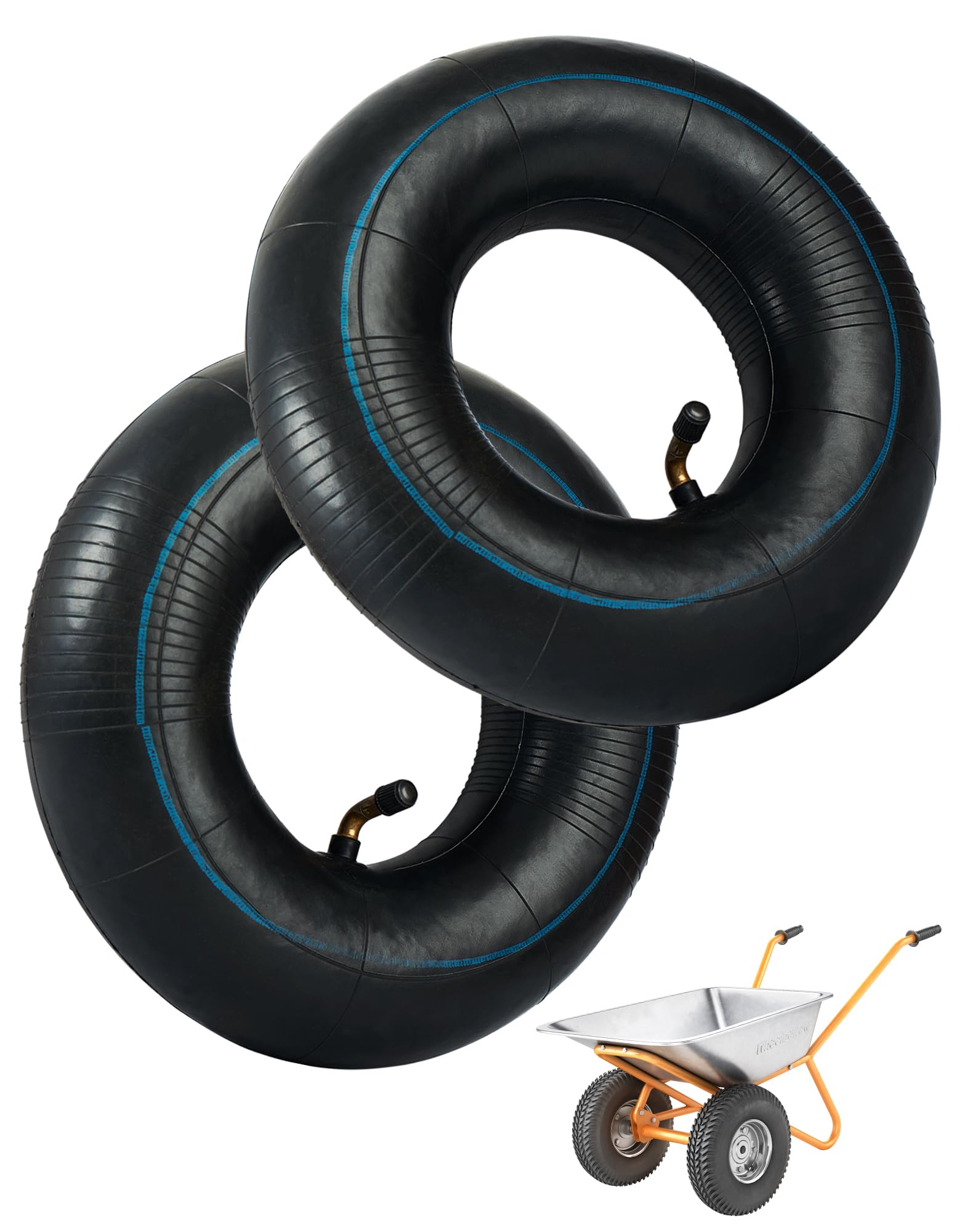 Pneumatico Con Camera D'aria Da 2 Pollici 410/350-4 Per Carrello A Mano Carrello A Mano Carrello Da~p146687613 - Foto 9