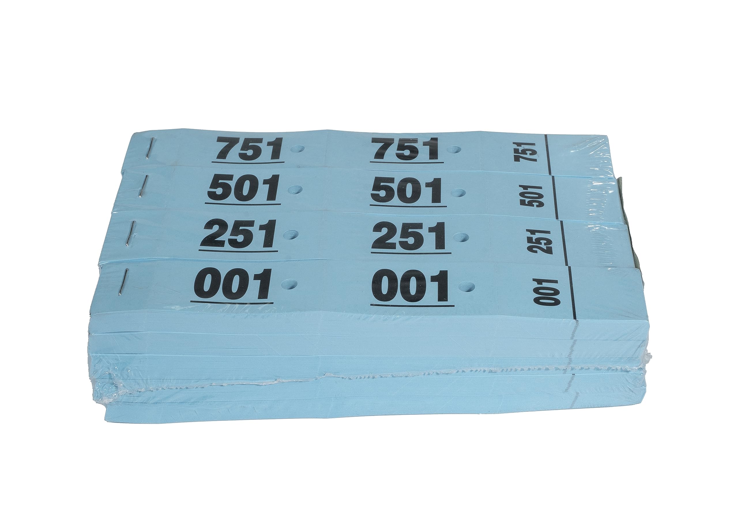 Carnet de 50 tickets vestiaire bleus - Lot de 20