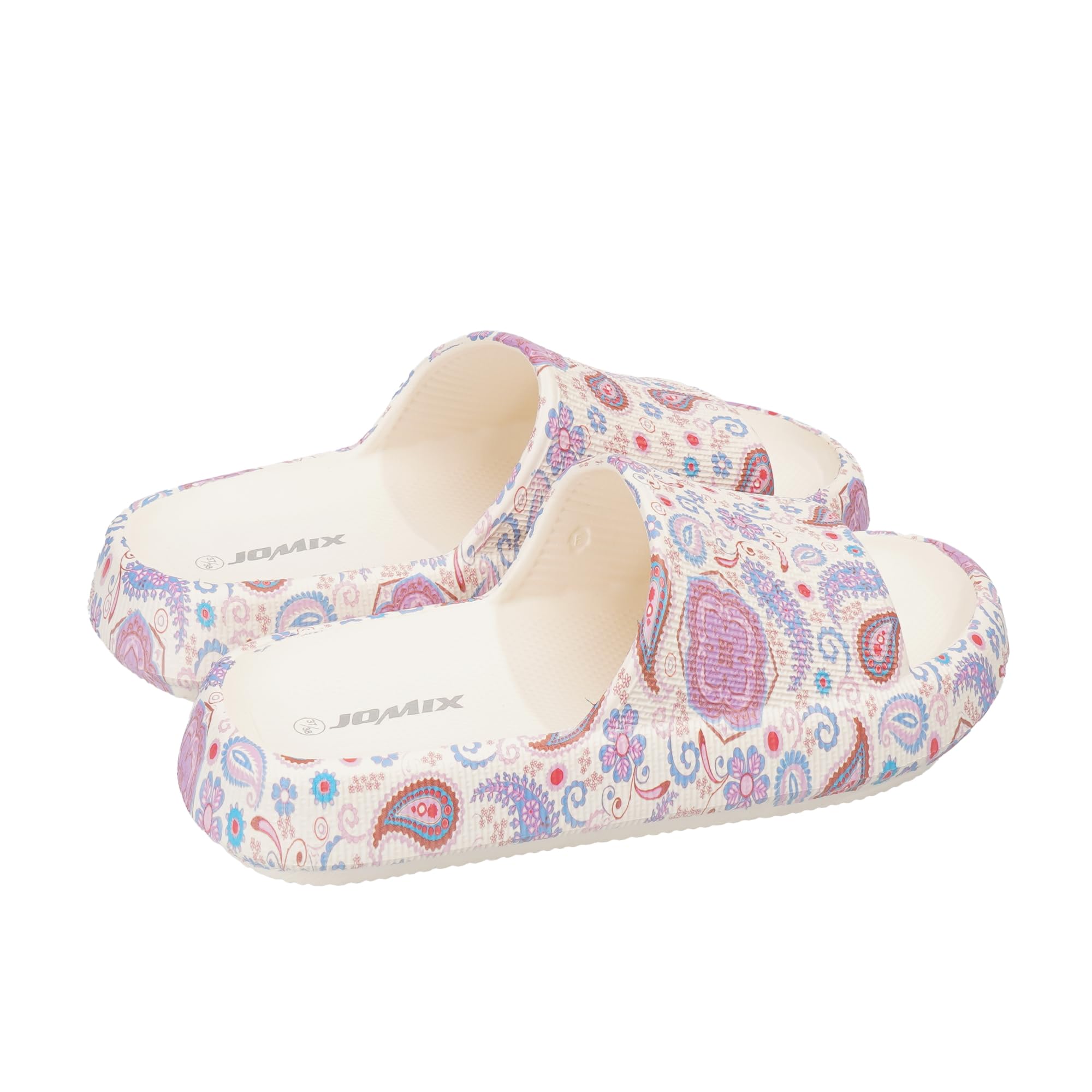 Badeschuhe Damen Schlappen Duschschuhe Hausschuhe Pantoffeln Flach Badeschlappen Weit Sommerschuhe Sandalen Frauen Slipper Pantoletten