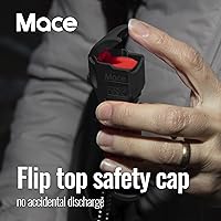 Vista 3 de Full Size Mace Pepper Spray- Ideal self defense keychain for women, 12 ft range, Made in the USA, Available in Pink, Black, Orange, Blue, or Yellow