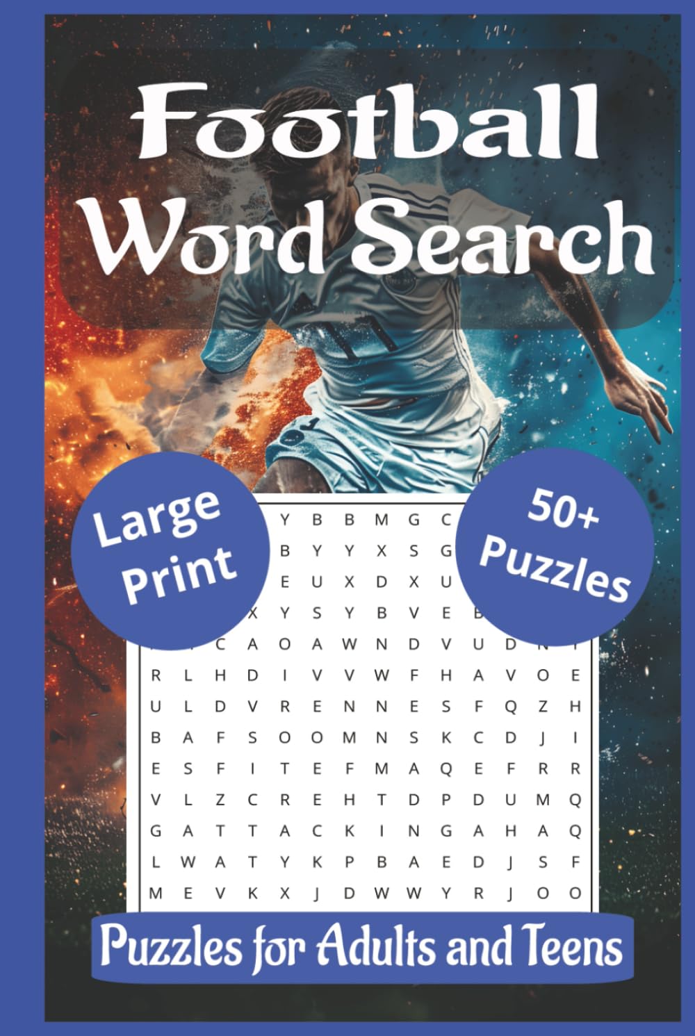 Football Word Search Book: A Football Themed Word Find Puzzle, for Adults Seniors and Teenagers