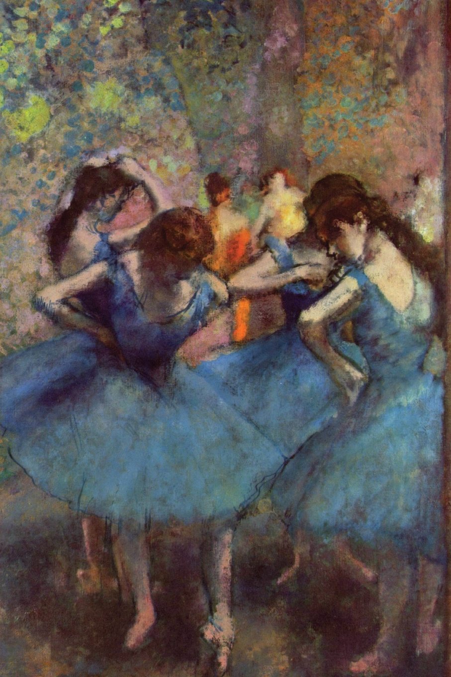 Dancers in Blue'' by Edgar Degas - 1895: Journal (Blank / Lined