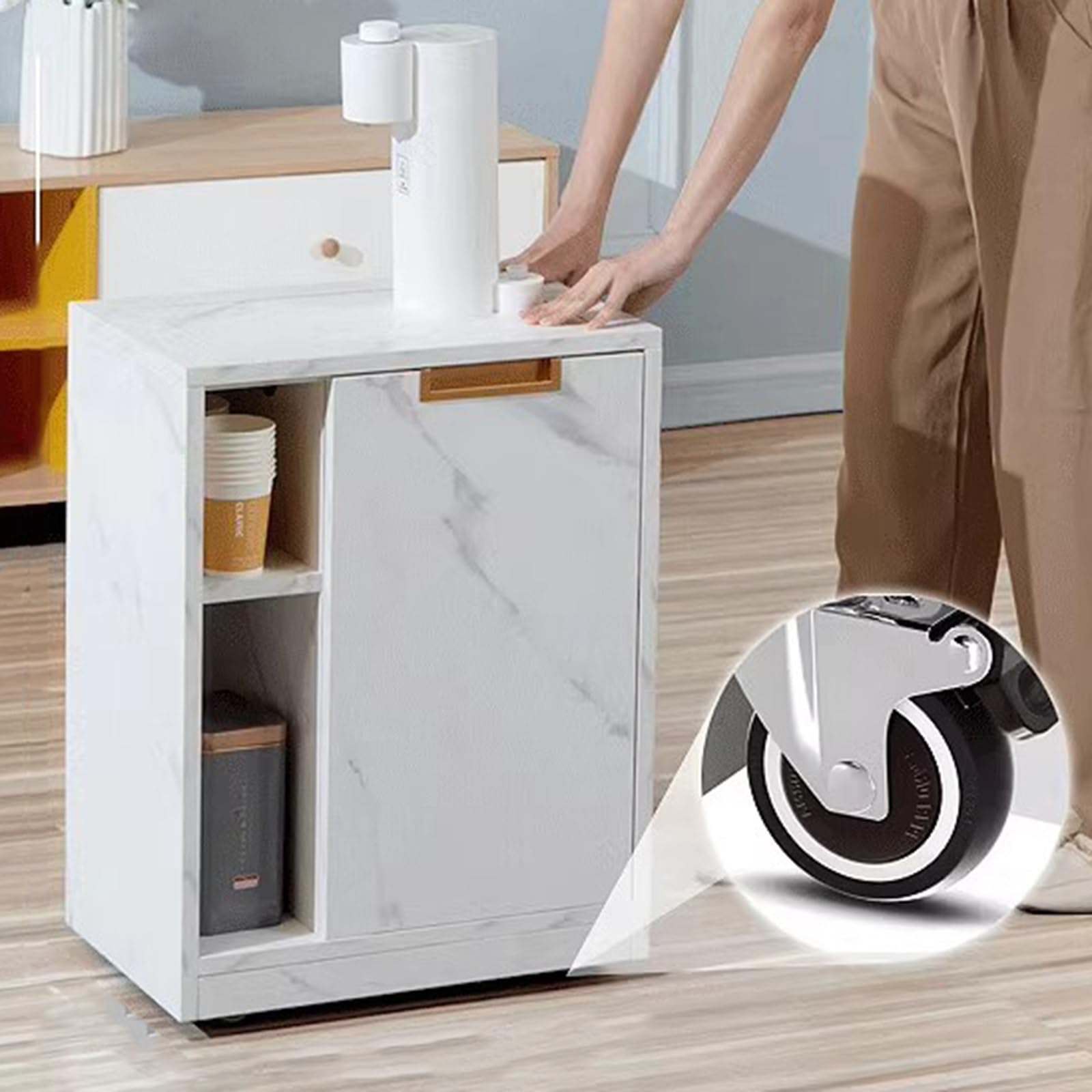 Dyspenser do herbaciarni Instant Water Dispenser Mobile Instant Stolik kawowy domowy bezpośredni podgrzewacz wody pitnej