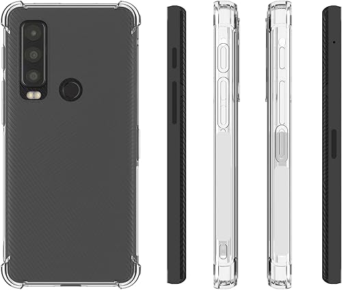 Miniatura 2 de Funda compatible con Moto Defy 2 5G para CAT S75 soporte plegable adhesivo protección a prueba de golpes transparente