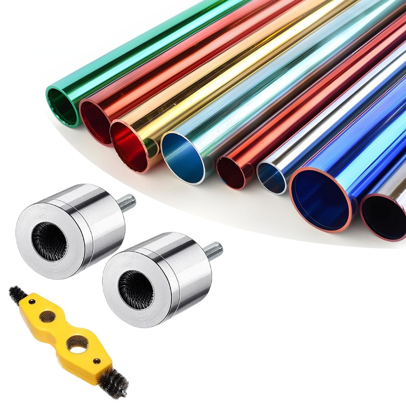Juego de Cepillos Profesionales para Desbarbar Tuberías de Cobre, Adecuados para Equipos Automotrices E Industriales, Así Como para Tuberías, Conjunto de 1.5 Cm
