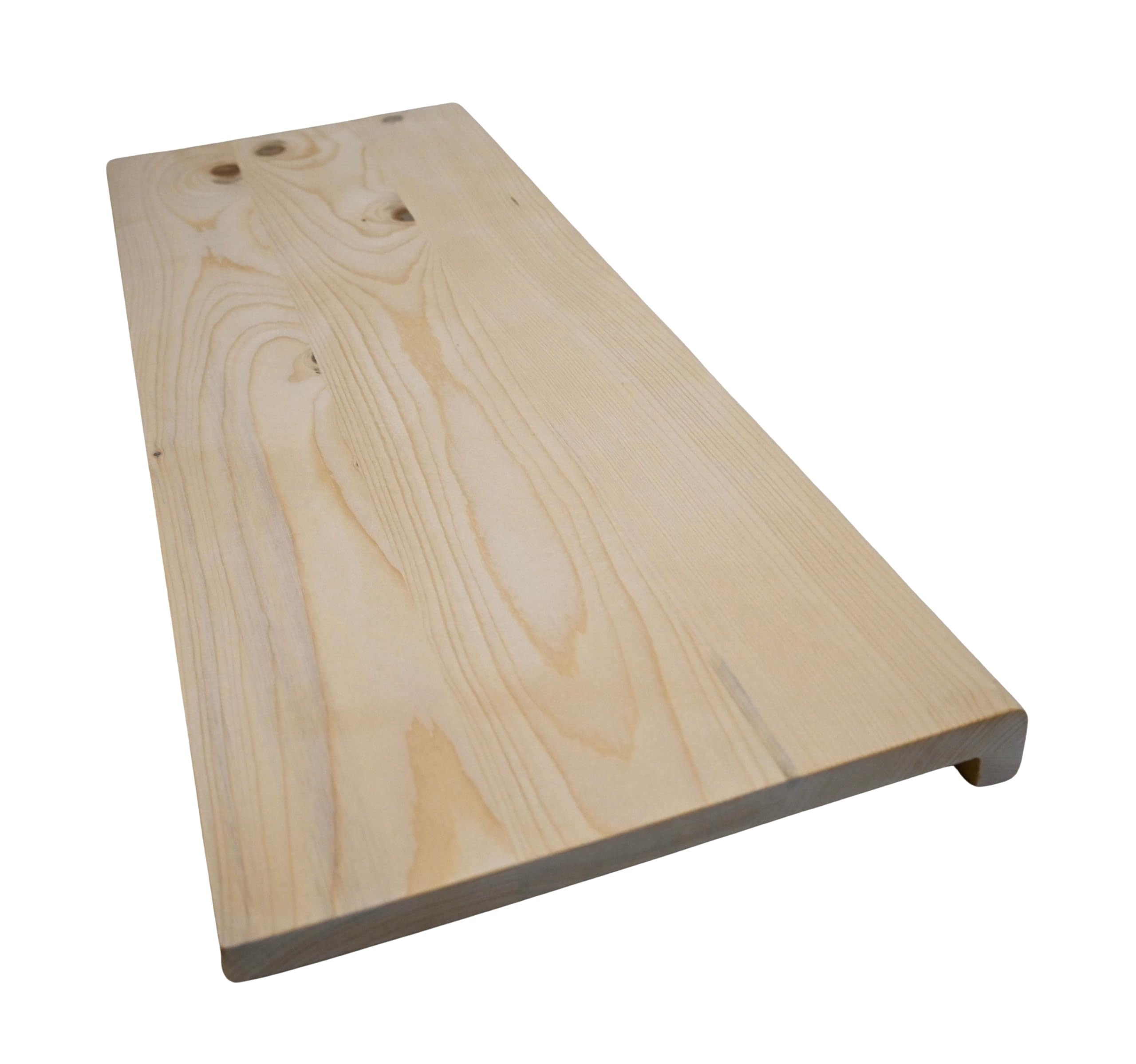 Fensterbank Renovierungsstufe Treppenstufe 20 mm Fichte, geölt o. natur (Breite: 20 cm, natur, Länge: 120 cm)