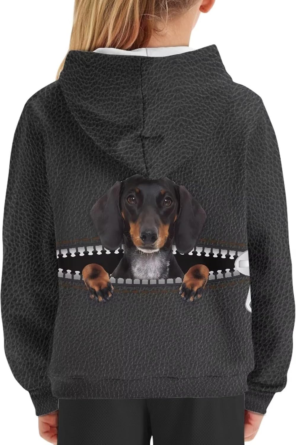 Talayituse Hooded Sweatshirt for Girls Kids Long Sleeve Pullover Hoodies with Pocket Casual Tops Jacket Age 6-14 Years
