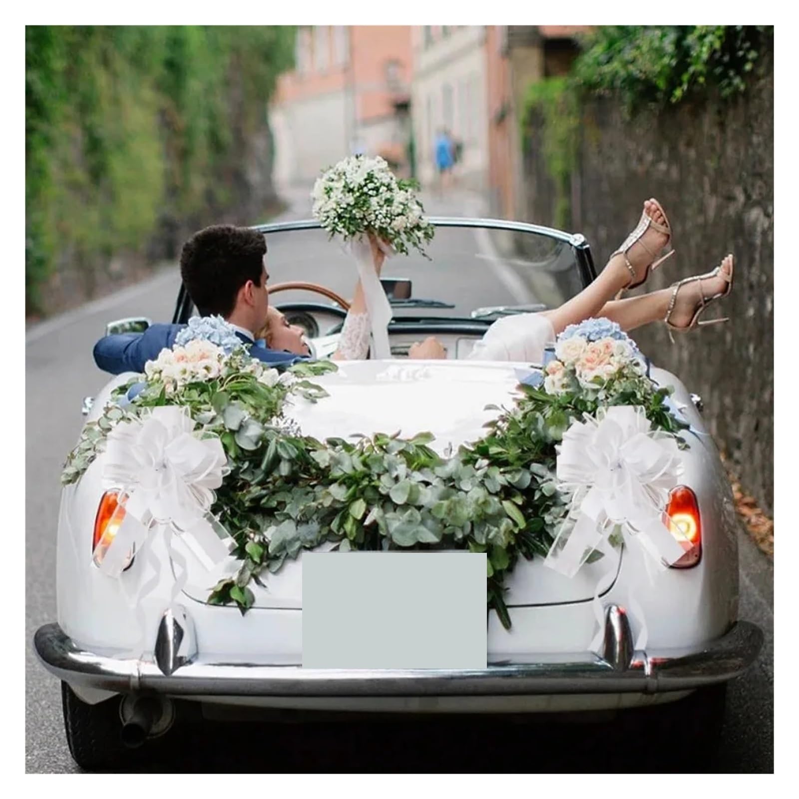 20 Nastri for Fiocchi for Auto Nuziali, Confezione Regalo, Decorazione, Fiori Fai da Te, Forniture for Feste di Compleanno, San Valentino per Casa