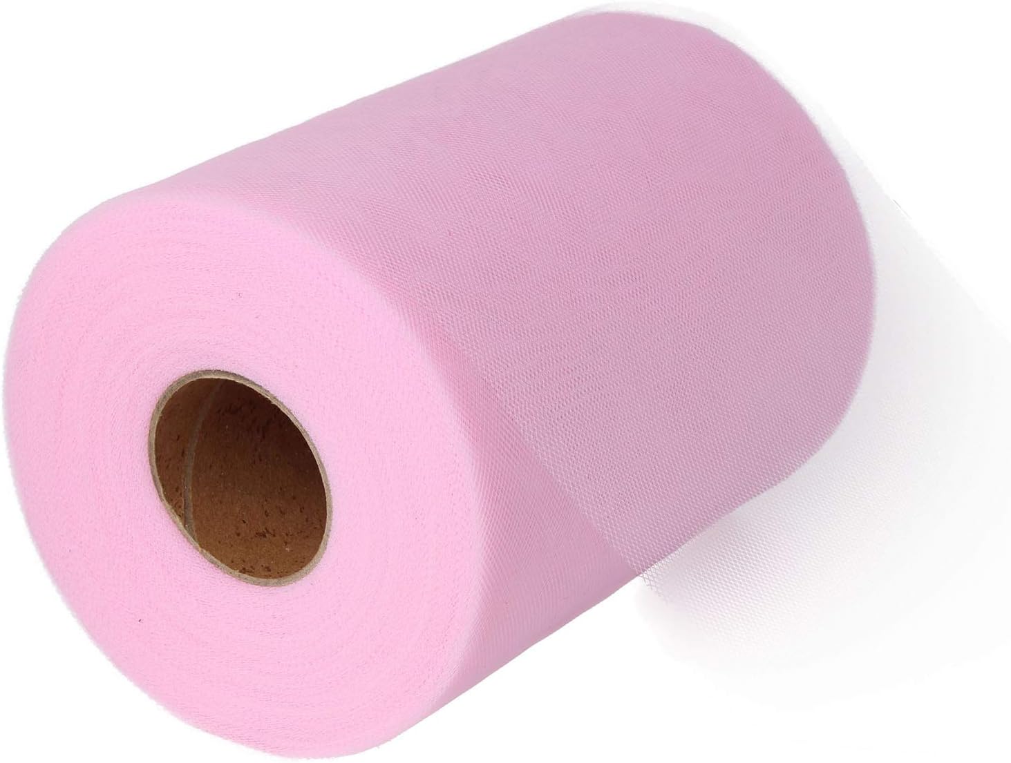 Light Pink Tulle Roll Spool 6 Inch x 100 Yards for Tulle Decoration image 3