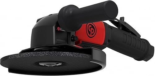 Chicago Pneumatic CP3750-085AB7 - Amoladora angular de aire, soldador, carpintería, detalles automotrices, pulidora de acero inoxidable, 7 pulgadas