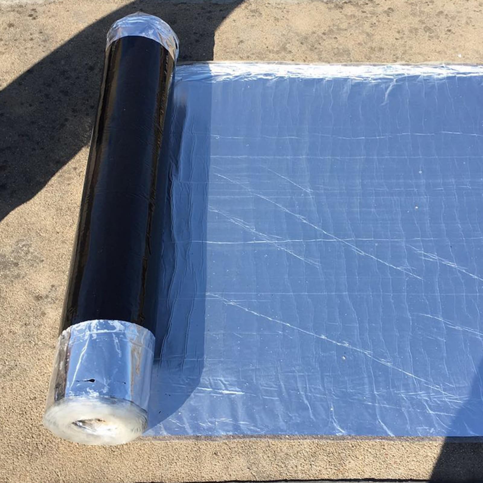 Membrana de asfalto con cinta de rollo intermitente, sello autoadhesivo impermeable para reparación de fugas de techo en tuberías, toldos de caravanas y techos