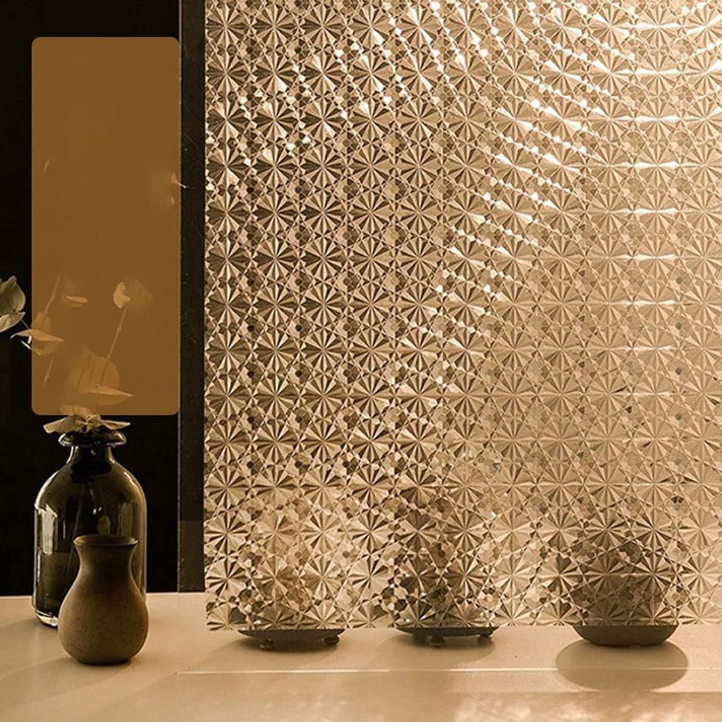 Window Privacy Film Window Film electrostatic Glass Film Glue-Free Office Home Bathroom Anti-Peeping Insulation Film Glass Sticker Window Film Decorative (Color : A, Size : 30x200 cm)