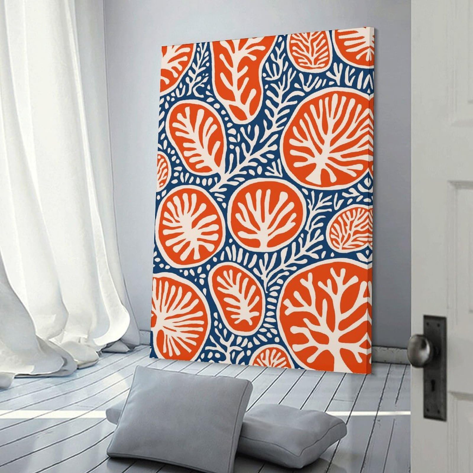 Junmoney Bohemian Coral Reefs Wall Art Print, 08x12inch(20x30cm), for Lounge Decor, Bedroom Walls Or Flats, Decorative Artwork for Empty Walls