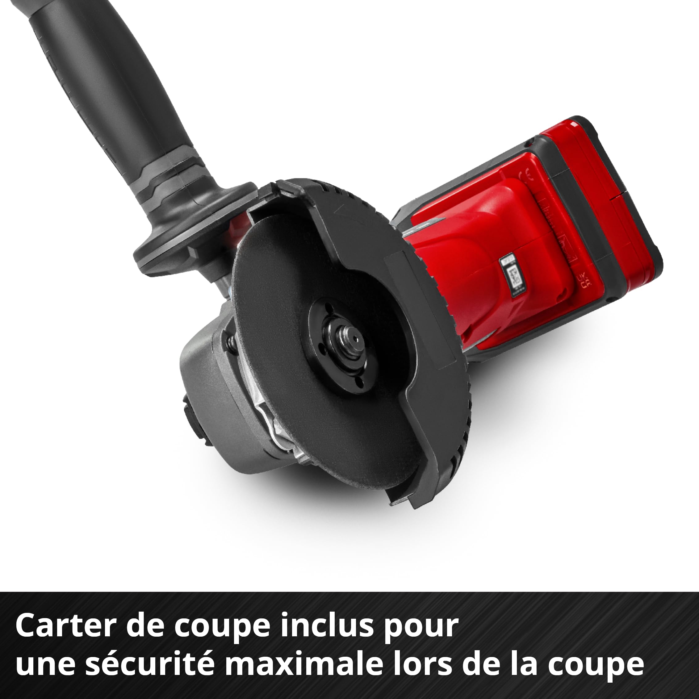 Einhell Meuleuse d'angle 115mm sans fil TE-AG 18 Li Solo Power X-Change (18V, Régime : 8500 trs/min, Profondeur de coupe : 28 mm) Livré sans Batterie ni Chargeur