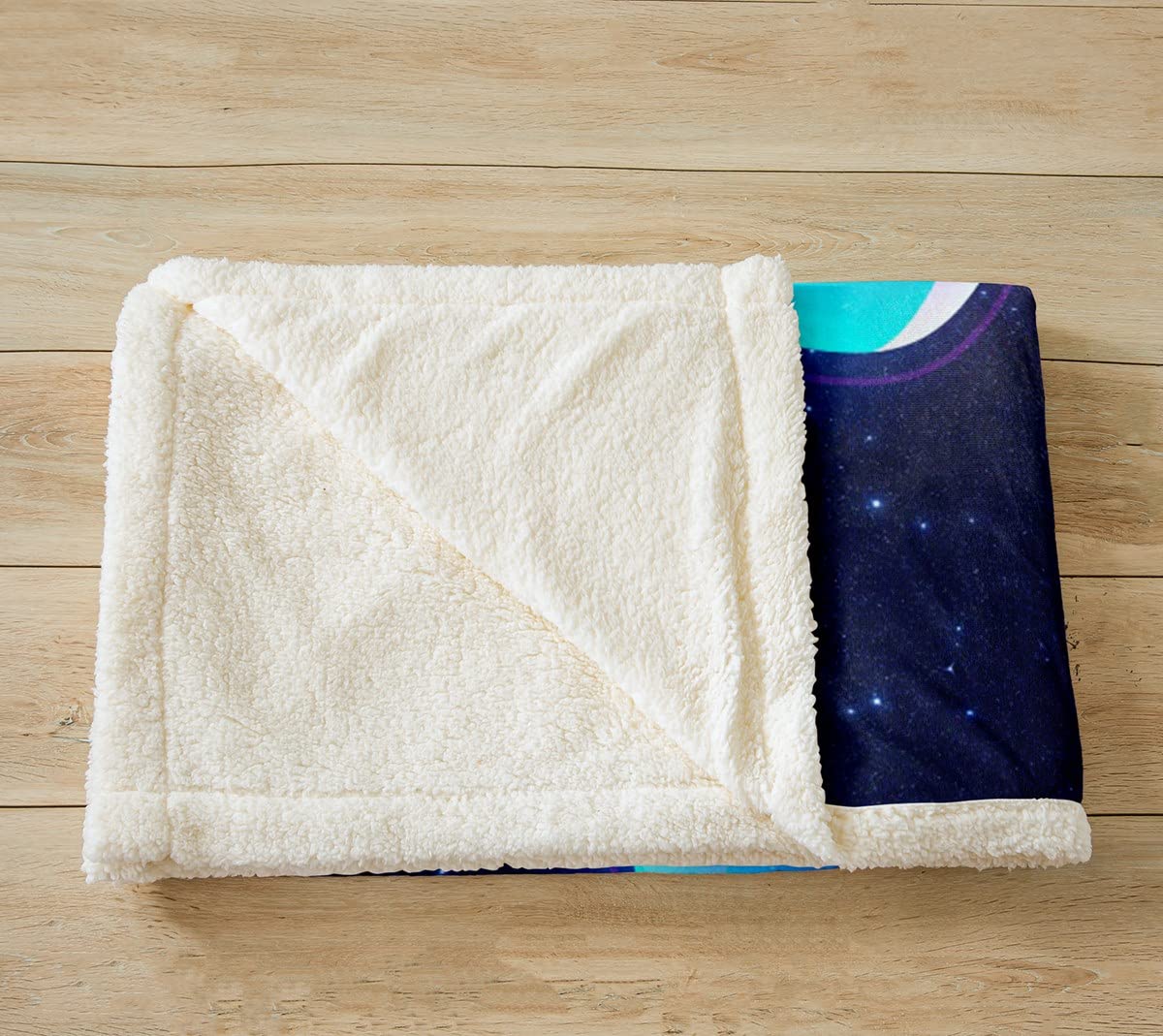 Tbrand Jungen Gamepad Decke Videospiel Wohndecke für Kinder Modern Gamer Controller Kuscheldecke 150x200cm Galaxis Geometrisch Drucken Dekor für Couch Flanell Fleecedecke