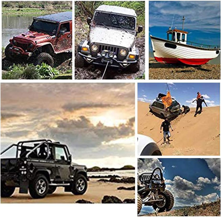 🔥 Flash Sale 3500lbs Capacity Heavy Duty Hand Winch, 7m(23ft) Nylon Strap 2 Gear Manual Hand Crank for ATV Boat Trailer Truck Auto, Red 🔥 Hot Deals 3500lbs Capacity Heavy Duty Hand Winch, 7m(23ft) Nylon Strap 2 Gear Manual Hand Crank for ATV Boat Trailer Truck Auto, Red