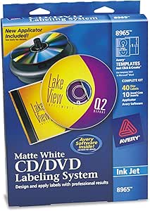 Avery® CD/DVD Design Kits LABEL,CD/DVD KT 40/10,WE (Pack of3) : Amazon ...