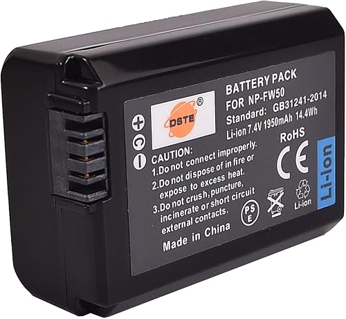 Miniatura 4 de DSTE Repuesto para batería NP-FW50 + DC107 adaptador de cargador de viaje y coche compatible con Sony Alpha 7 7R 7R II 7S a7R a7S a7R II a5000 a5100