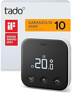 tado ° Smart Thermostat X, Additional Product as Wired Room Thermostat, App Heating Control and Smart Speaker (Alexa, Sir…