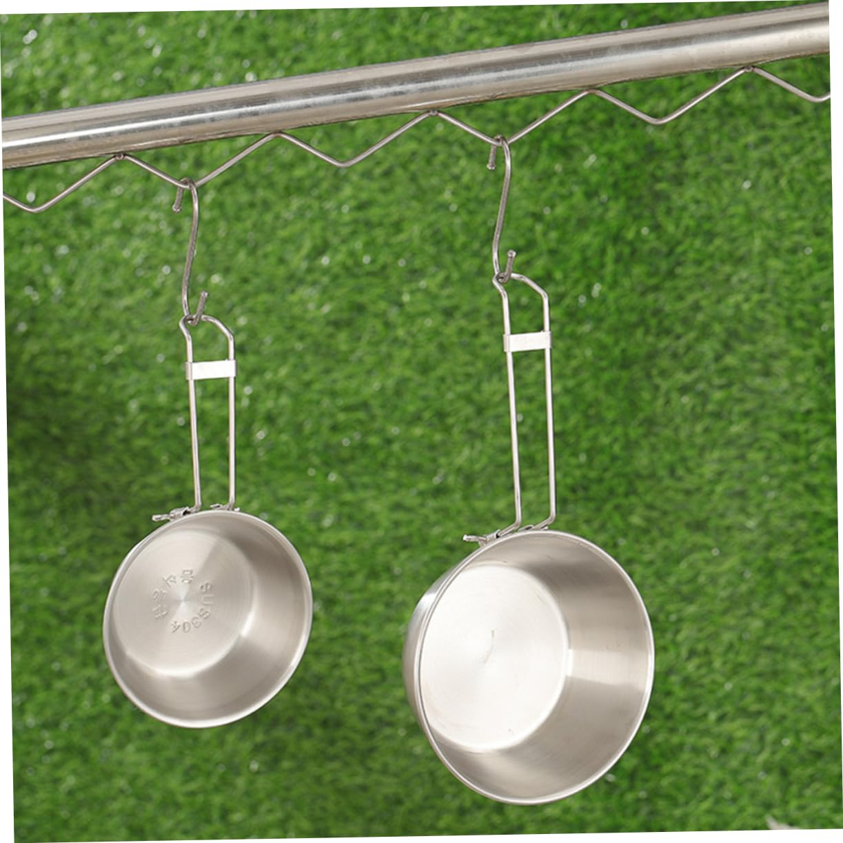 TOYANDONA 3 Sätze Klappschüssel Aus Edelstahl Für Camping Stapelbar Faltbar Kompakt Tragbar Wandern Outdoor Zusammenklappbar Rührschüsseln Aus Metall Metallschüssel 3 Stücke * 3