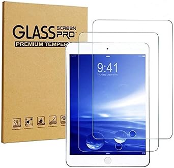 2 PACK Screen Protector for iPad Air 3 2019 10.5 inch, iPad Pro 10.5 2017 - Bubble-Free Tempered Glass Screen Film for iPad Air 3 / iPad Pro 10.5, Compatible with Apple Pencil