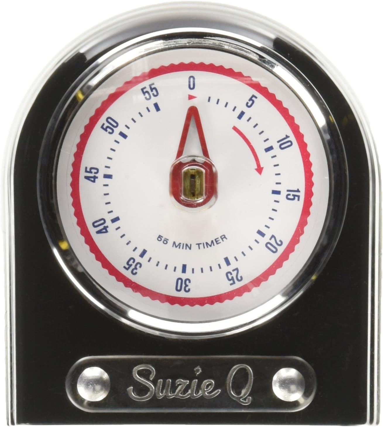 Suzie Q Retro 55-Minute Timer, Blacktop