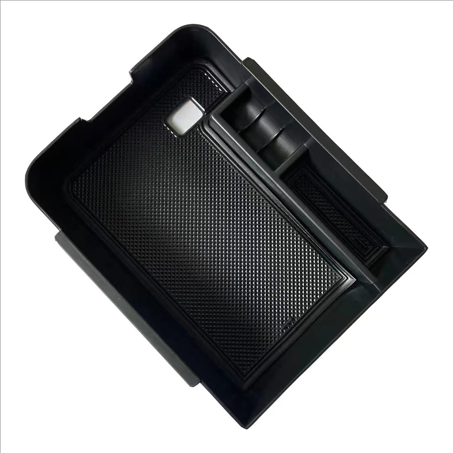 AOMSAZTO Center Console Organizer Compatible with 2020 2021 2022 2023 2024 Land Rover Defender Armrest Storage Box Black Color