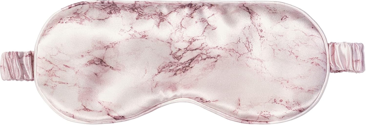 Slip Silk Sleep Mask, Pink Marble (One Size) 100 Pure