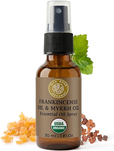 Miniatura 18 de Silk Road Organic Lavandula Angustifolia - Aerosol de aceite esencial de lavanda, 100% puro certificado por USDA para calmar, relajación y piel, 1