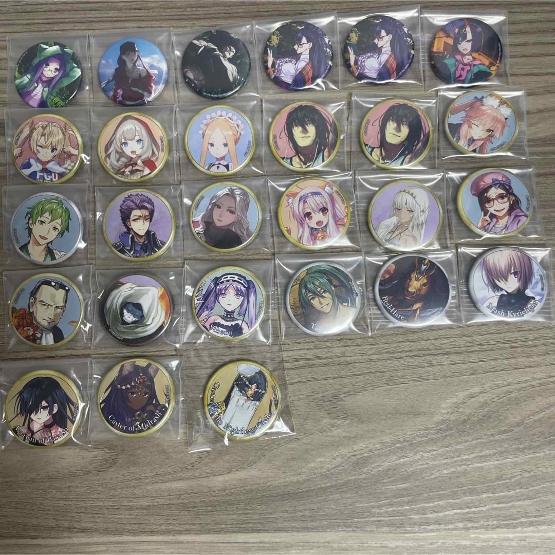 Amazon.co.jp: FGO 霊基召喚 缶バッジ 27点セット under the same sky