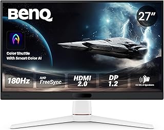 BenQ MOBIUZ EX271 27” FHD 180Hz Gaming Monitor, 1ms GtG, AMD FreeSync, DP 1.2, HDMI 2.0, USB Hub, 95% P3, Game Optimized C... Price In India