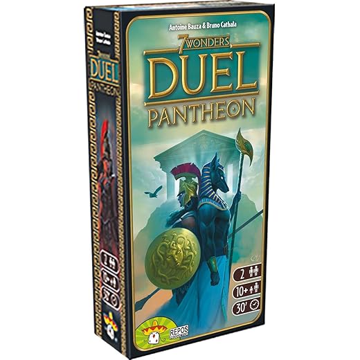 Asmodee, 7 Wonders Duel: Pantheon, Espansione Gioco da Tavolo, Edizione in Italiano