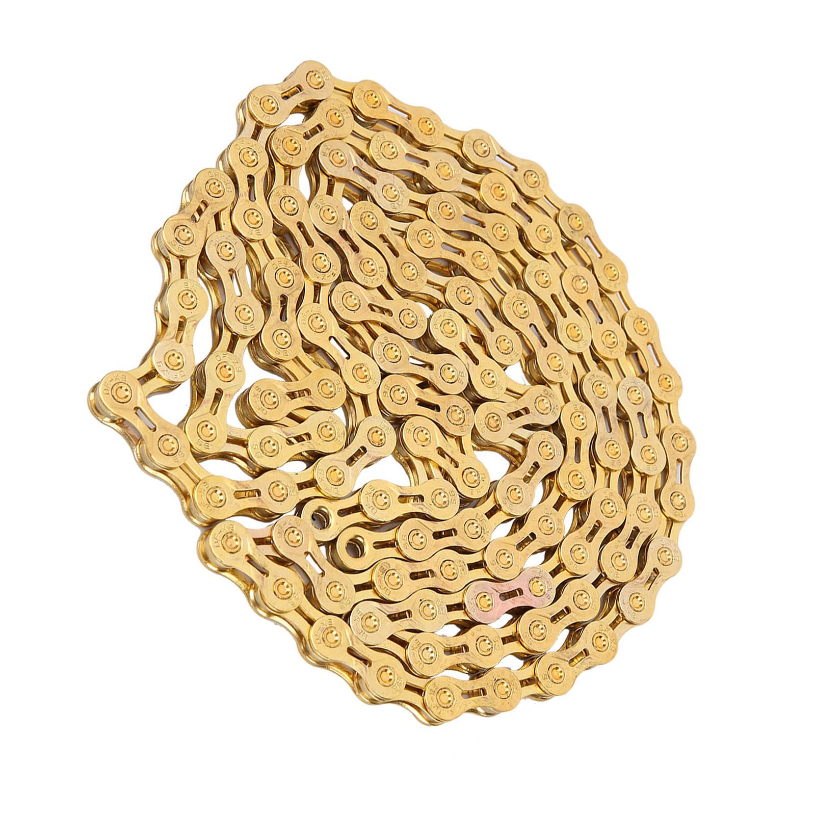 Catena per bicicletta, Ultralight 116 Link 9 Speed Bike Chain, Accessorio per biciclette da strada e mountain bike, Catena Bici Colorata per ciclisti di città e allenamento