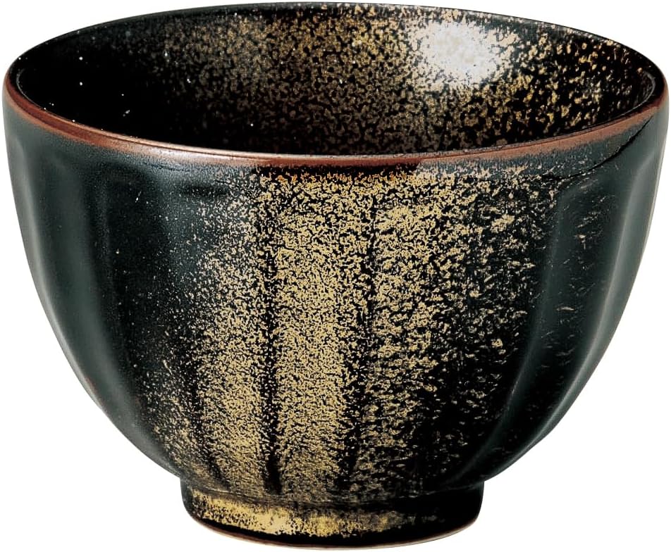 Hanaden Koyo 52939023 Koyo Pottery Kinka Kizuri Tokusa 4.2 Bowl, Japanese Tableware, Mino Ware, Dishwasher Safe, Made in Japan