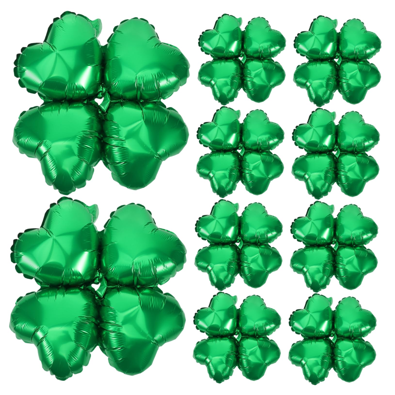 Palloncini a Cuore Fiora in Alluminio 50 Pezzi Verdi | 18 Pollici, per Decorazioni e Feste, Facili da Usare e Resistenti alla Rottura