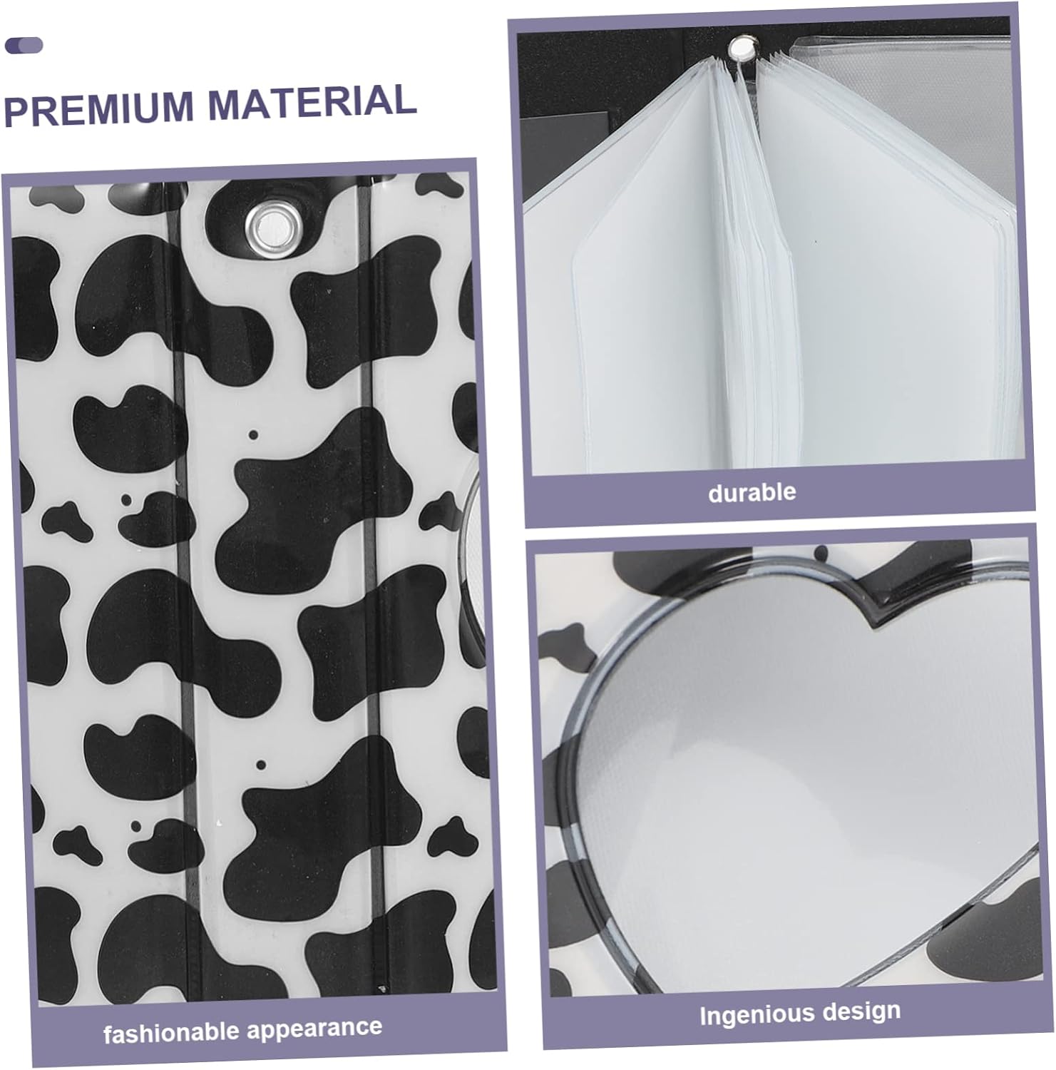 Unique Heart Shape Photo Book 3x3 Inch Hollow Design Album for Photos Collection