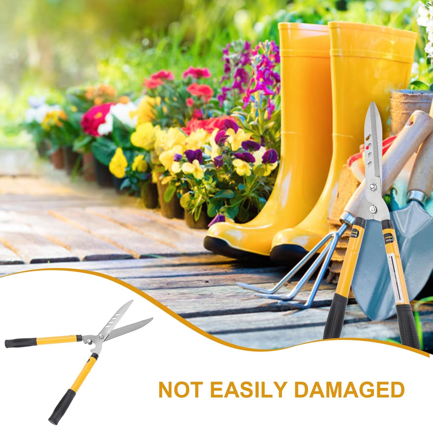 Professional Orchard Gardening Hand Pruner with Ergonomic Non-slip Handle Lightweight Multifunctional Cutting Tool for Tree Trimming Branches Hedging and Small Plants