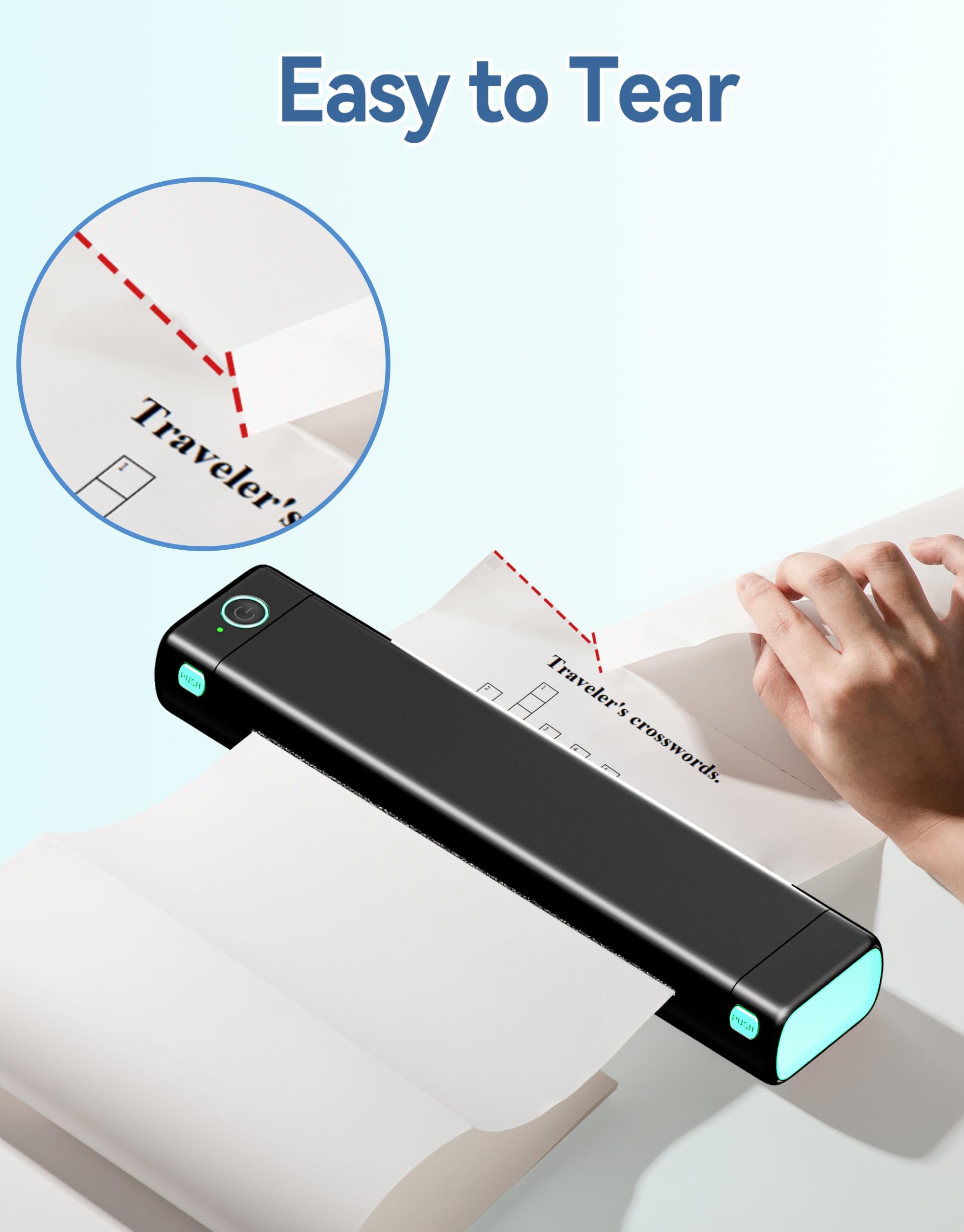 Phomemo M08F A4 Folding Thermal Paper Compatible for M08F and Other A4 Portable Printers, M08F Printer Paper - Image 3