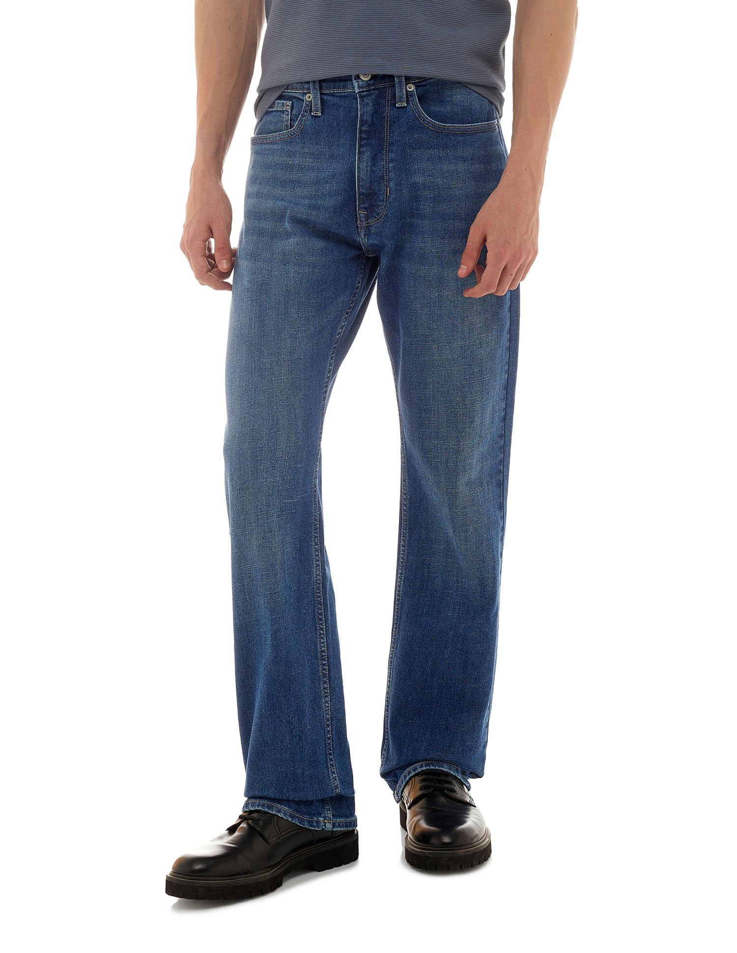 flying machine Men's Bootcut Fit Jeans| Solid | Mid Rise | Stretchable | Jeans for Man-picture-14