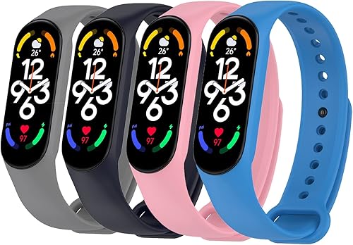 LeongLzt Correa de repuesto para Xiaomi Mi Band 765 Mi Band 7, correas para Xiaomi 765 Band para mujeres y hombres