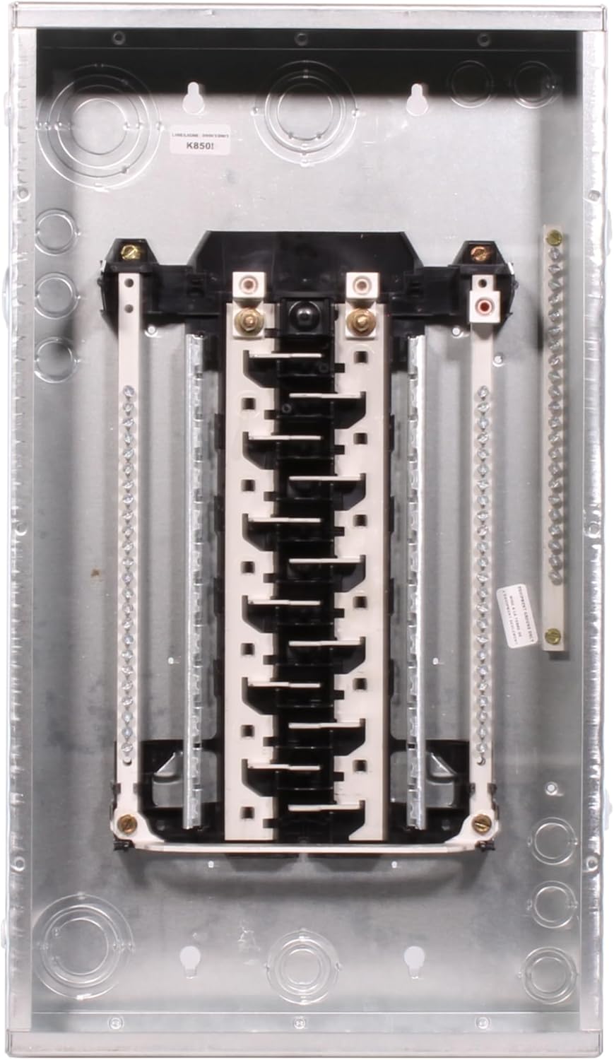 ABB TLM2412CCUG1K 125A Main Lug Load Center • PowerMark Gold Indoor Panel, 120/240V AC • 24-Space, 24-Circuit Configuration, Convertible to Main Breaker • Includes 4 THQL 20A Breakers & Ground Bar Kit