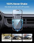 andobil 2026 Upgraded Phone Holder Car Vent, [Military Sturdy, Firmly Grip & Never Slip] Car Phone Holder Mount Universal 360° Vent Cell Phone Holder Car for iPhone 17 Pro Max 16/15/14/13/12/ Samsung