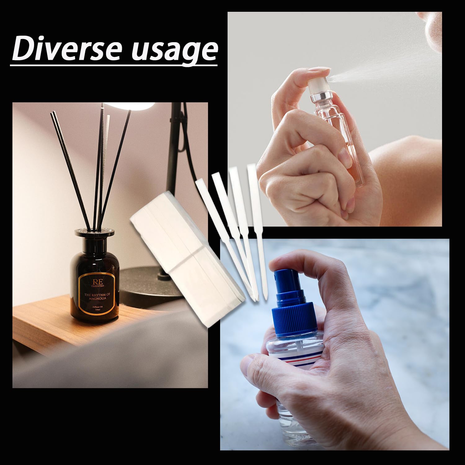 500 stuks parfumteststrips, geurteststrips, wegwerpparfumteststrip, puur witte parfumteststrip, sterk absorberend parfum dat benodigdheden maakt voor geuren en etherische oliën