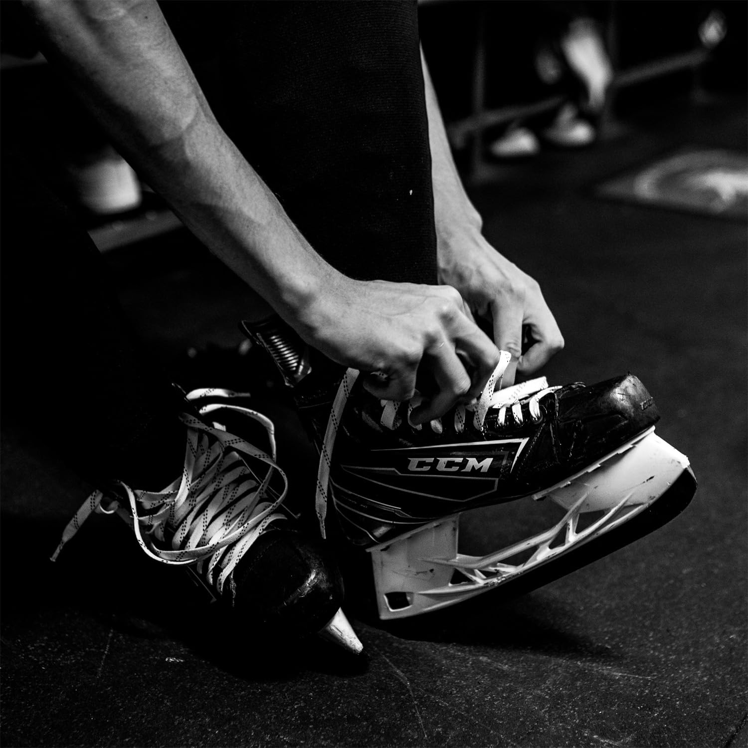 Cordones planos profesionales para hockey 3 m - 118in resistentes