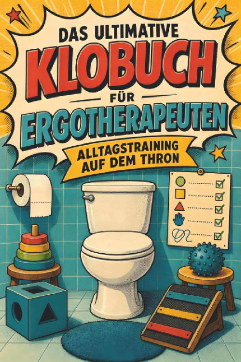 Das ultimative Klobuch für Ergotherapeuten: Alltagstraining auf dem Thron. Lustiges Geschenk für Fans von Ergotherapie, Motorik und Therapiehumor