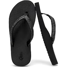 Womens Flip Flops with Rhinestone, Arch Support Yoga Mat Comfortable Lightweight Walking Summer Beach Thong Sandals