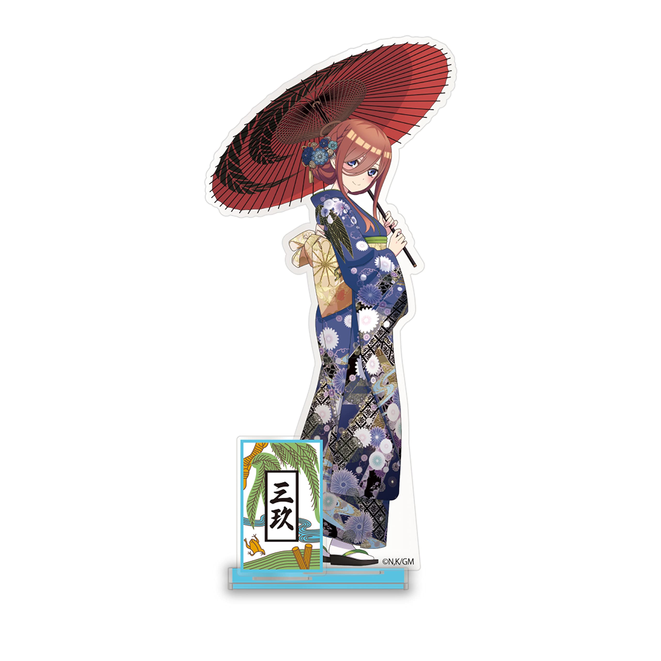 Amazon | 五等分の花嫁 三玖 花札柄アクリルスタンド | 花札 | おもちゃ