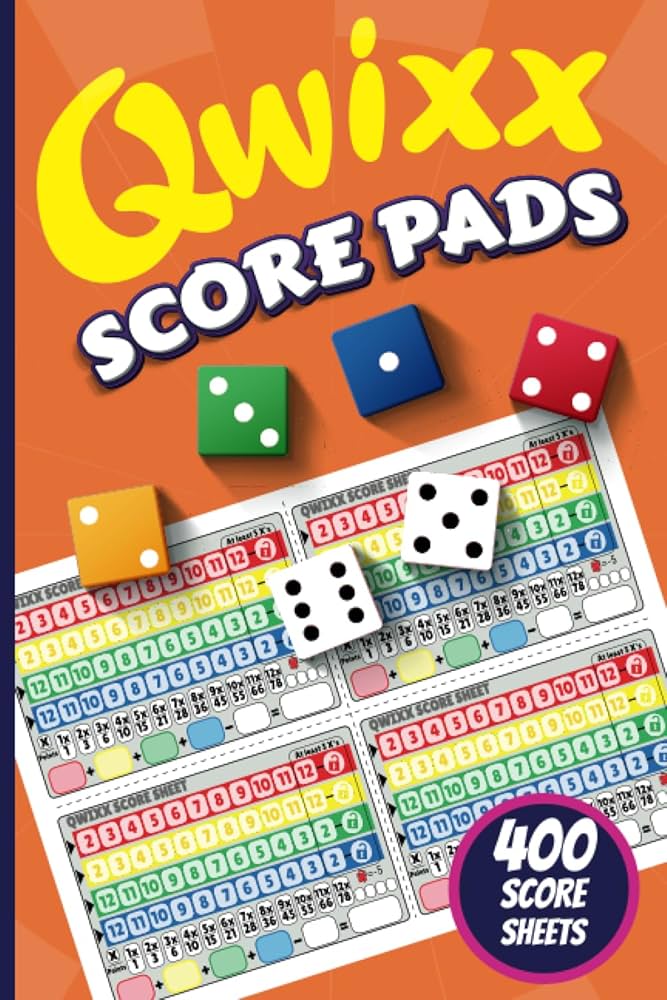 qwixx-score-pads-small-400-colored-sheets-for-board-game-6-x9-qwixx-sabi-amazon-com-books for Free Printable Qwixx Score Qwixx Game Sheets Pdf Qwixx Score Pads: Small 400 Colored Sheets For Board Game, 6